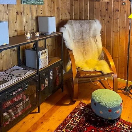 Ferienhaus Wooden From The 70s At Tree Line In *