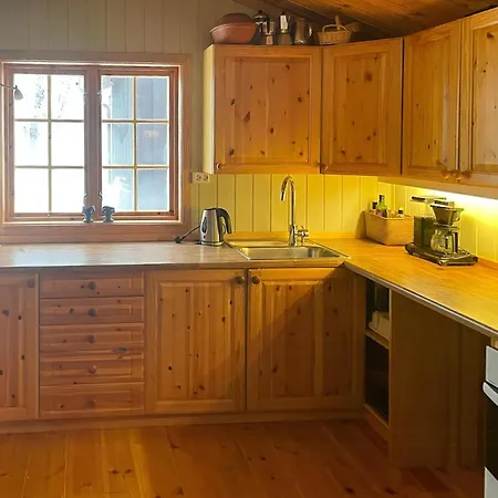 Wooden From The 70s At Tree Line In Ferienhaus *